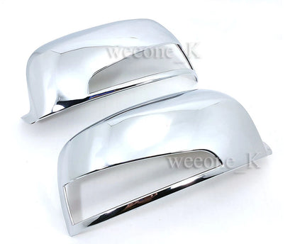 Chrome Mirror Cover Insert Trim for Isuzu D-Max MU7 Ute(2007-2011)