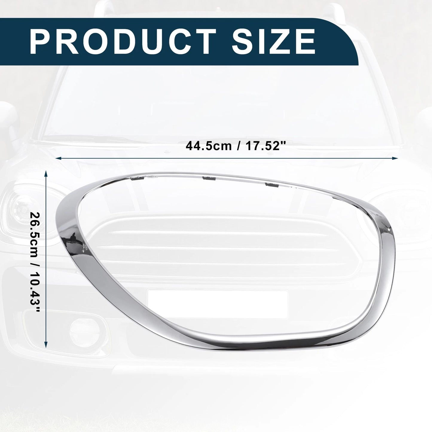 Front Right Headlight Trim Bezel for Mini Cooper Countryman (2011-2016)