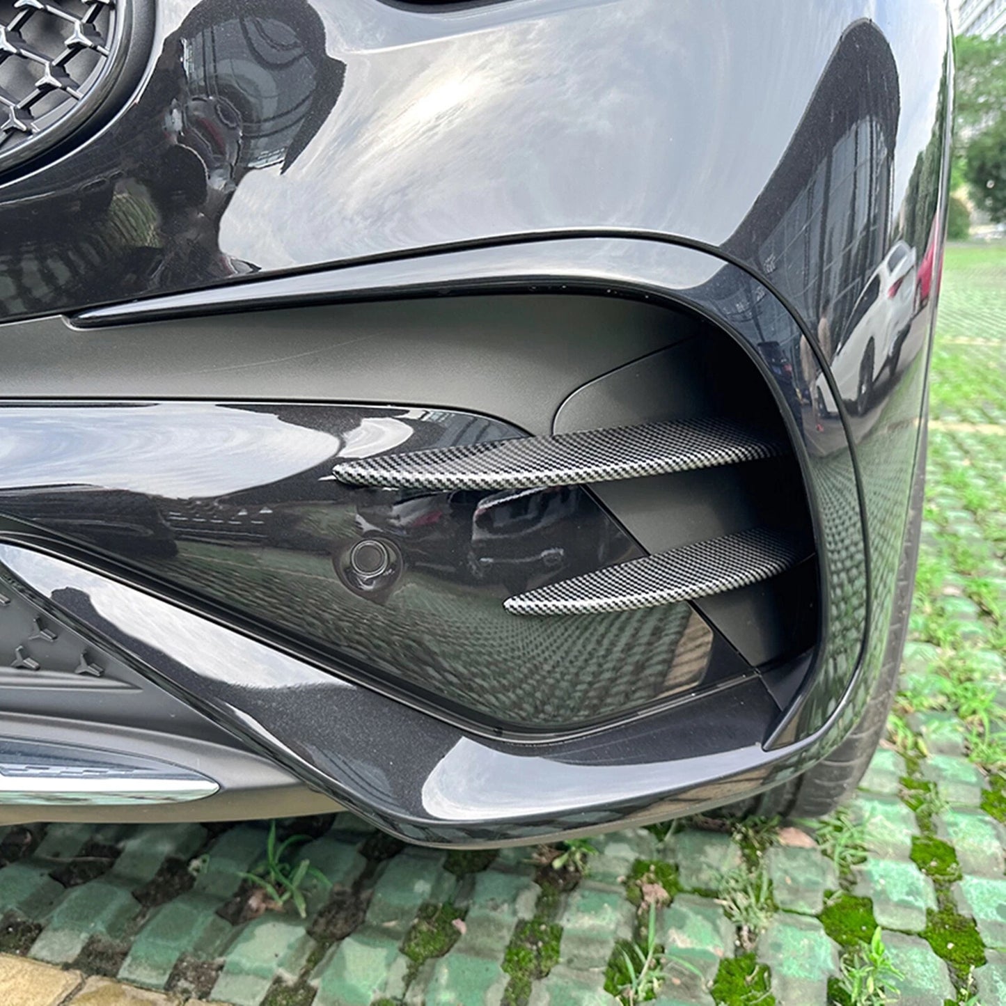Front Bumper Side Air Vent Trim Cover for Benz GLC Class X254 (2023-2024)
