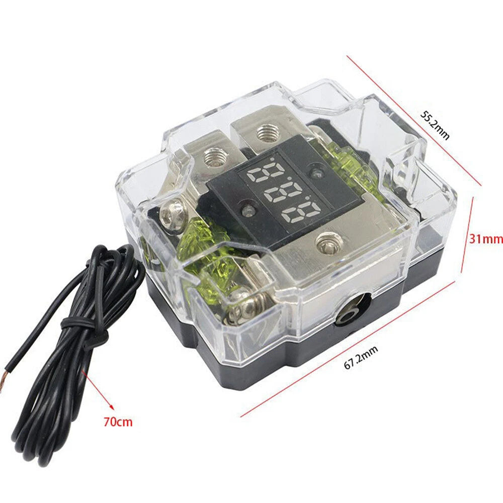 100A Car Audio Amplifier Fuse Holder Power Distribution Block Splitter