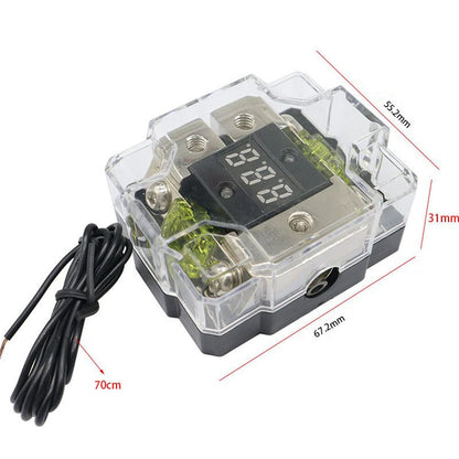 100A Car Audio Amplifier Fuse Holder Power Distribution Block Splitter