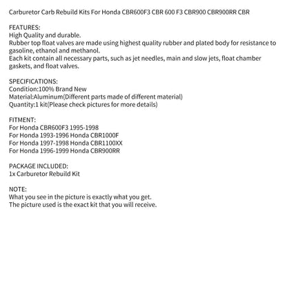 Carburetor Repair Kit for Honda CBR600F3 (1995-1998)