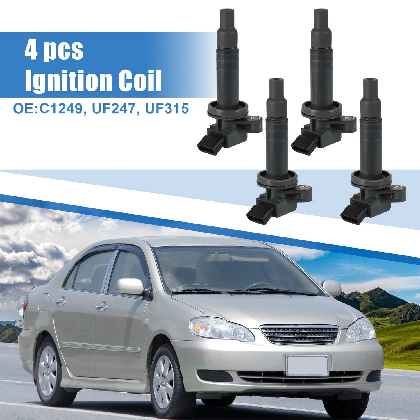 4 x Ignition Coils for Toyota Celica GT (2000-2005)