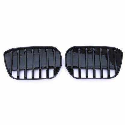 Front Bumper Kidney Grille Mesh Cover for BMW IX3 (2022)