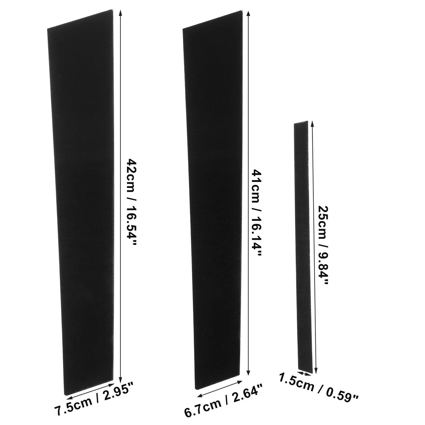 6 x Car Door Cover Trim Pillar Post Stickers for Honda Civic (2016-2021)