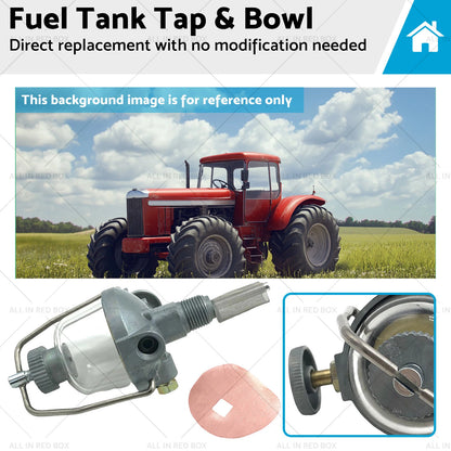 Fuel Tank Tap & Bowl for Massey Ferguson TE20 TEA20 35 135 (1946-1964)