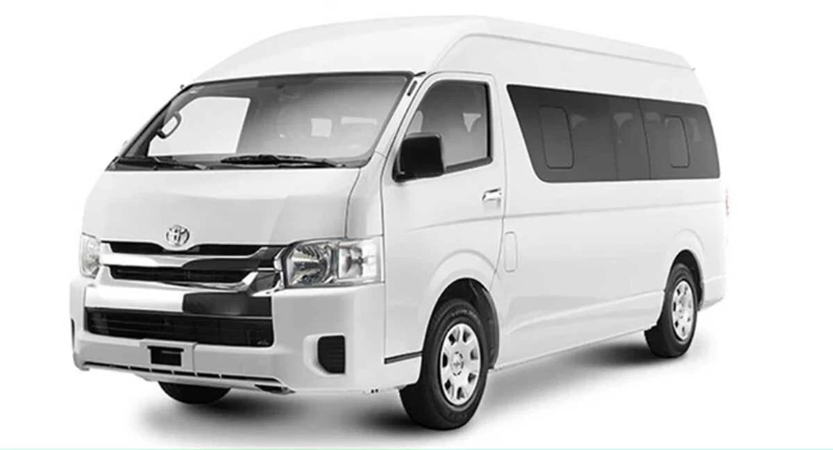 Black Side Manual View Mirror for Toyota Hiace Commuter (2005-2018)