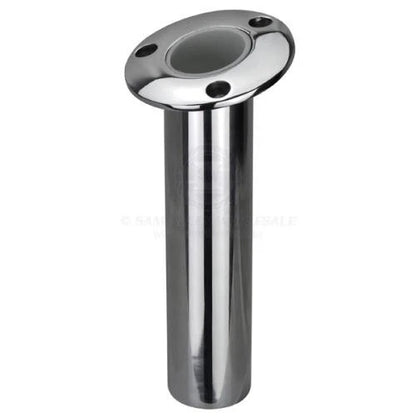 Fishing Rod Holder 15° Round Head Flush Mount Heavy Duty S/S for Relaxn