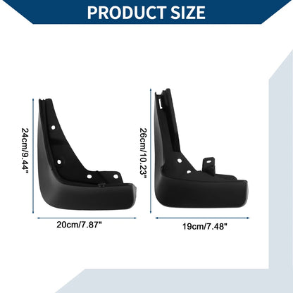 Mud Flaps Splash Guards 1 Set for Mercedes-Benz C-Class (2021-2023)