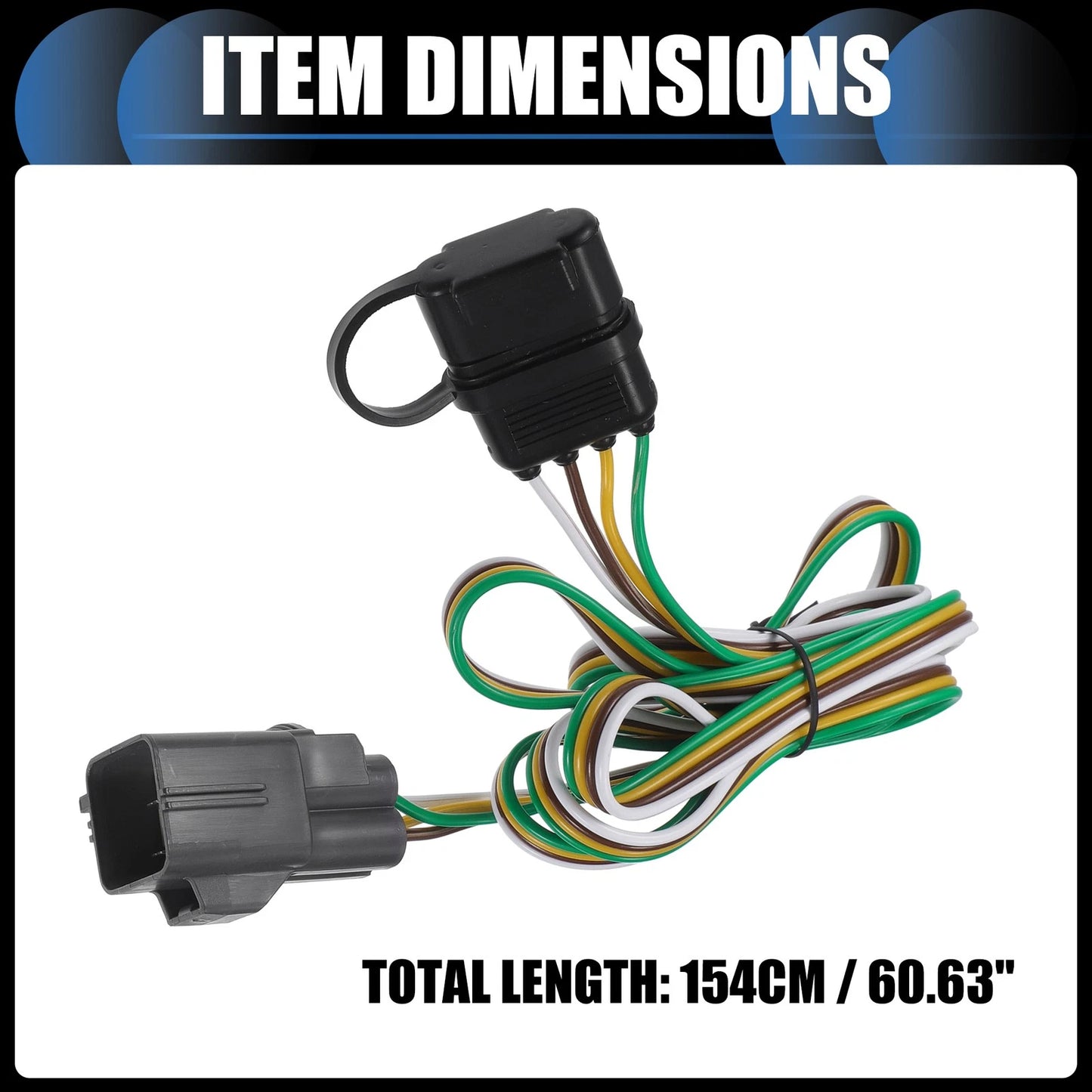 Set Vehicle 4-Pin Trailer Wiring Harness Kit Replacement for Buick Envision