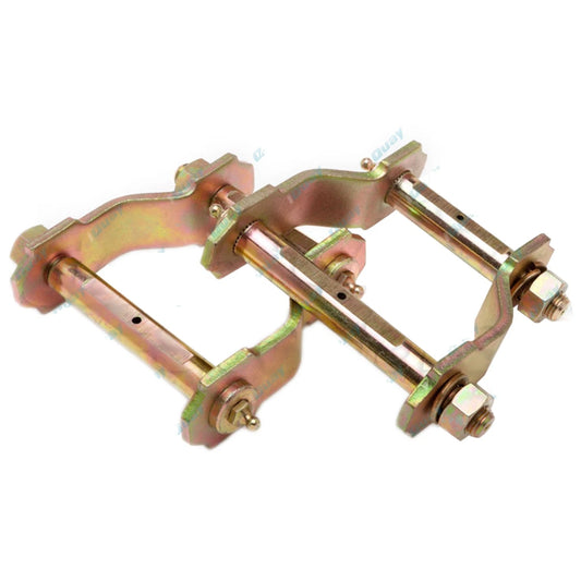 2 x Front Greasable Leaf Spring Shackles for Toyota Hilux YN65 YN67 (1983-1988)