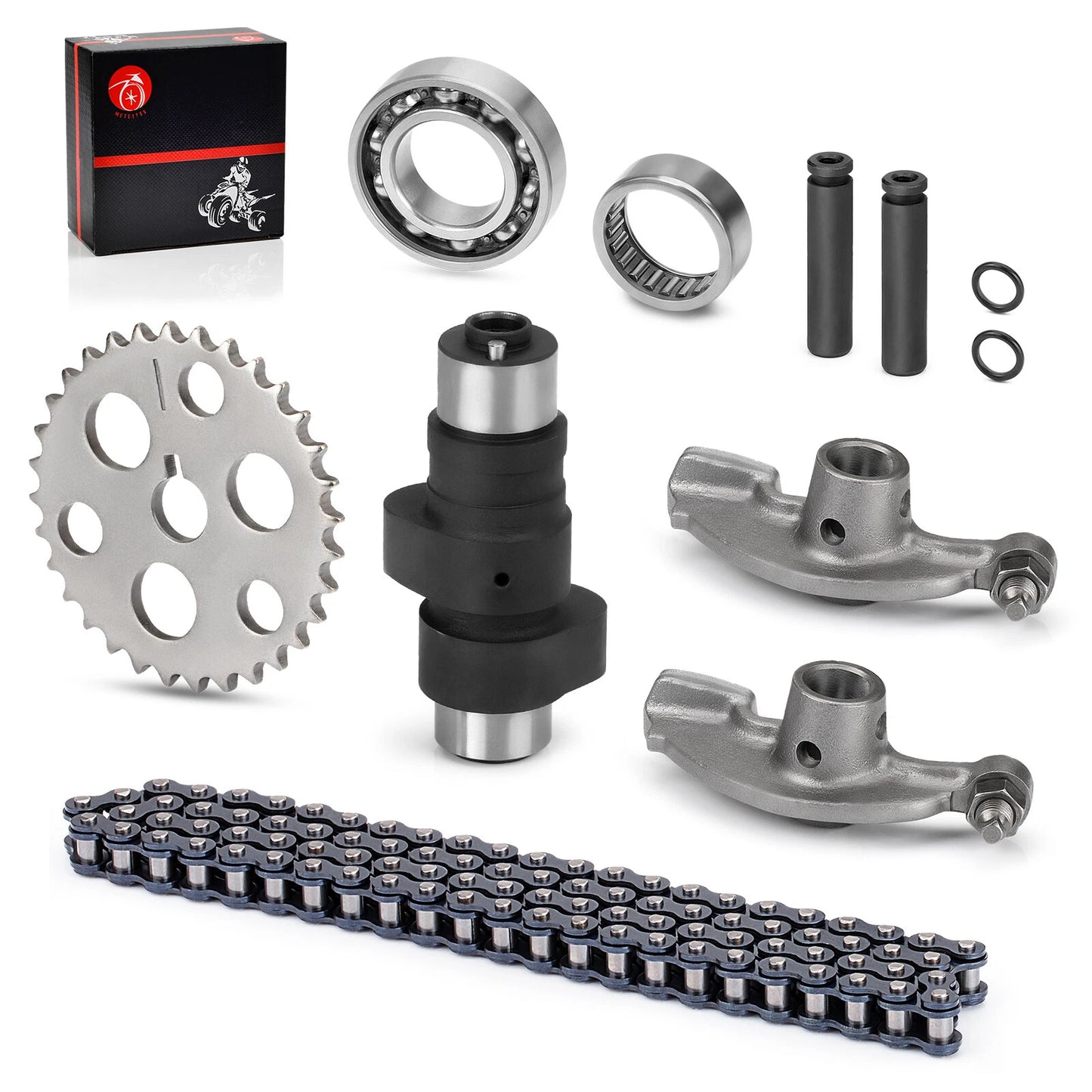 Camshaft Rocker Arm Bearings Kit for Yamaha Wolverine 350 4x4 YFM350F 1995-2005