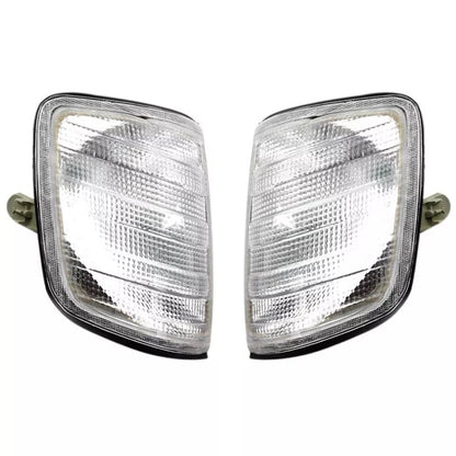 Clear Front Corner Signal Lamp Parking Light for Mercedes E-Class (1985–1995)