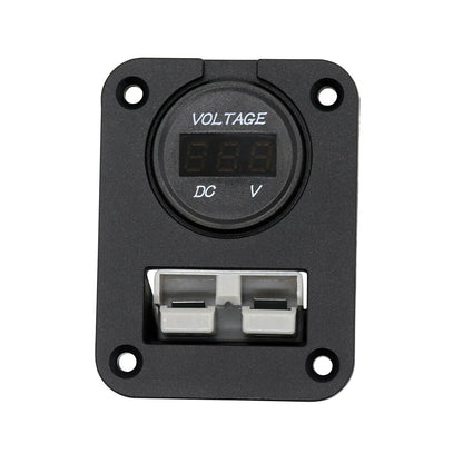 50 Amp Plug Socket w/ Voltmeter for Anderson Caravan Boat Camper