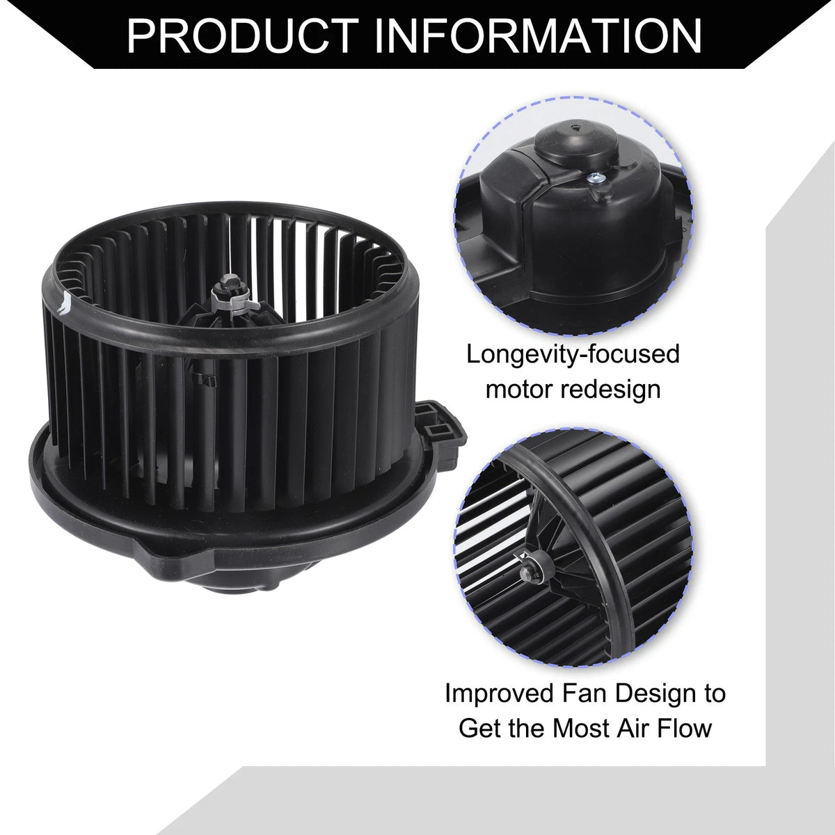 HVAC Heater Blower Motor Assembly for Toyota Celica, RAV4 (2001-2005)