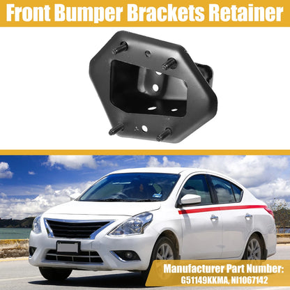 Front Right Passenger Side Bumper Bracket for Nissan Versa (2013-2019)
