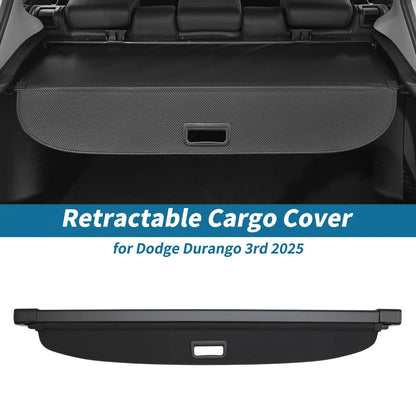 Retractable Cargo Cover for Dodge Durango (2011-2025) Rear Trunk Parcel Shelf