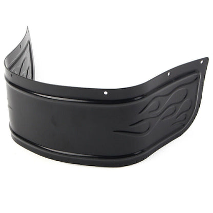 Black Front Fender Trim Skirt for Harley Touring Electra Glide Softail (80-13)