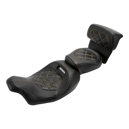 Driver Passenger Seat Backrest for Harley Touring CVO Street Glide (2014-2023)