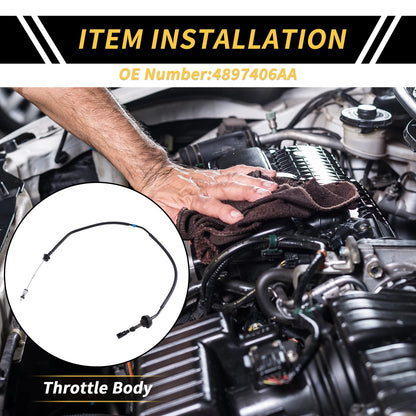 Throttle Body Accelerator Cable for Dodge Ram 1500 2500 (1994-1996)