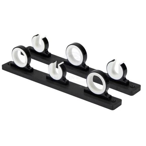 3 Rod Holder Anodized Alloy Board Mounted Fishing Storage for Relaxn Boats