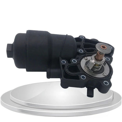 Aluminum Oil Filter Housing Assembly for Audi A4 A6 Q5 Q7 (2009–2015)
