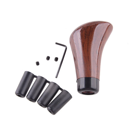 Walnut Wood Grain Manual Gear Shift Knob for Car (Universal)