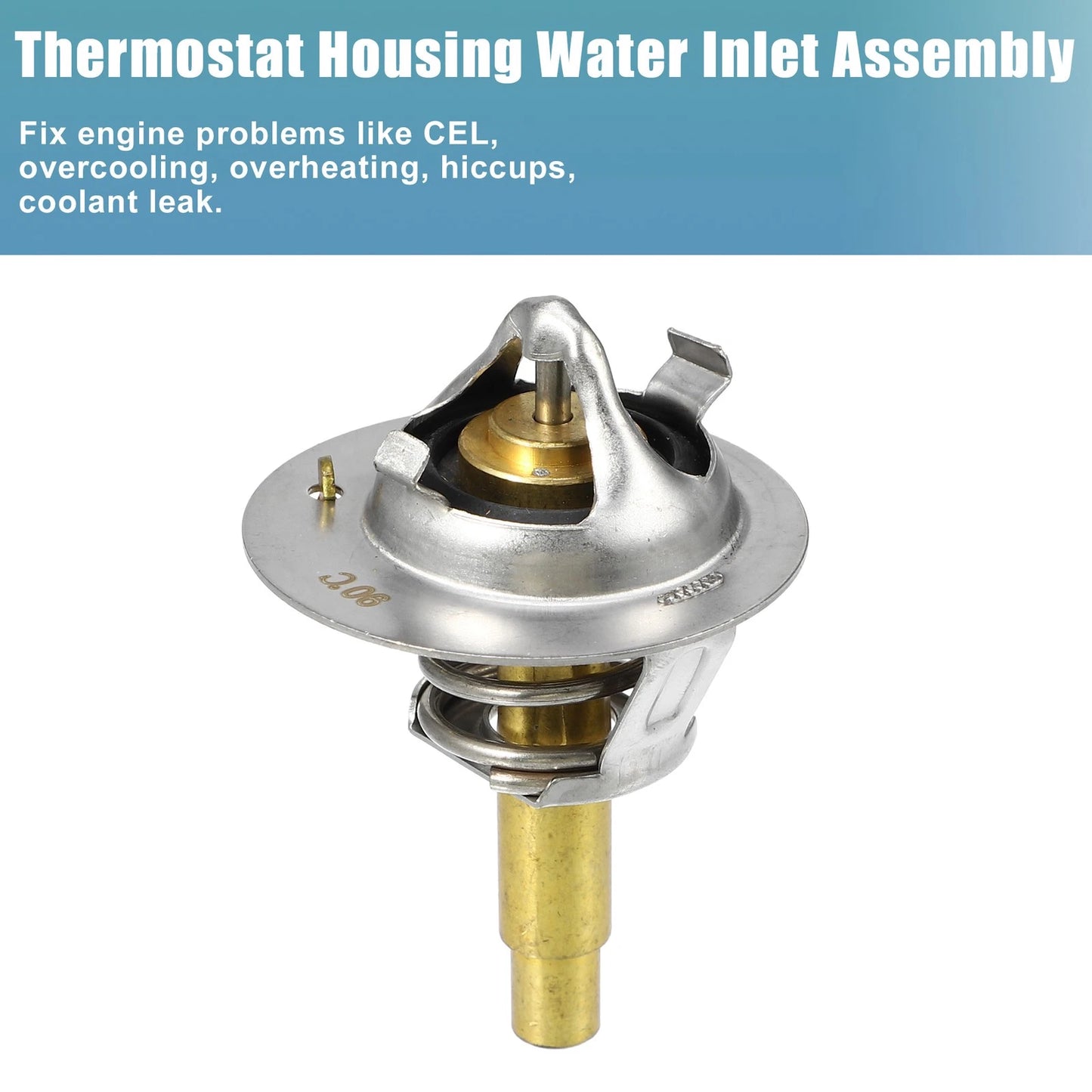Engine Coolant Thermostat for Mercedes-Benz C230 1.8L (2003-2005)