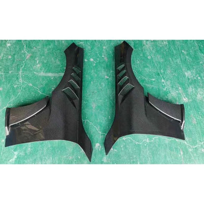 Real Carbon Fiber Front Vented Fenders Wings Cover for BMW M2 G87 2023-2024