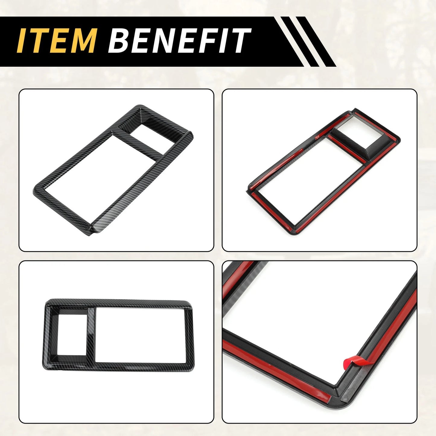 Carbon Fiber Dashboard Meter Frame Cover for Ford Maverick (2022-2024)