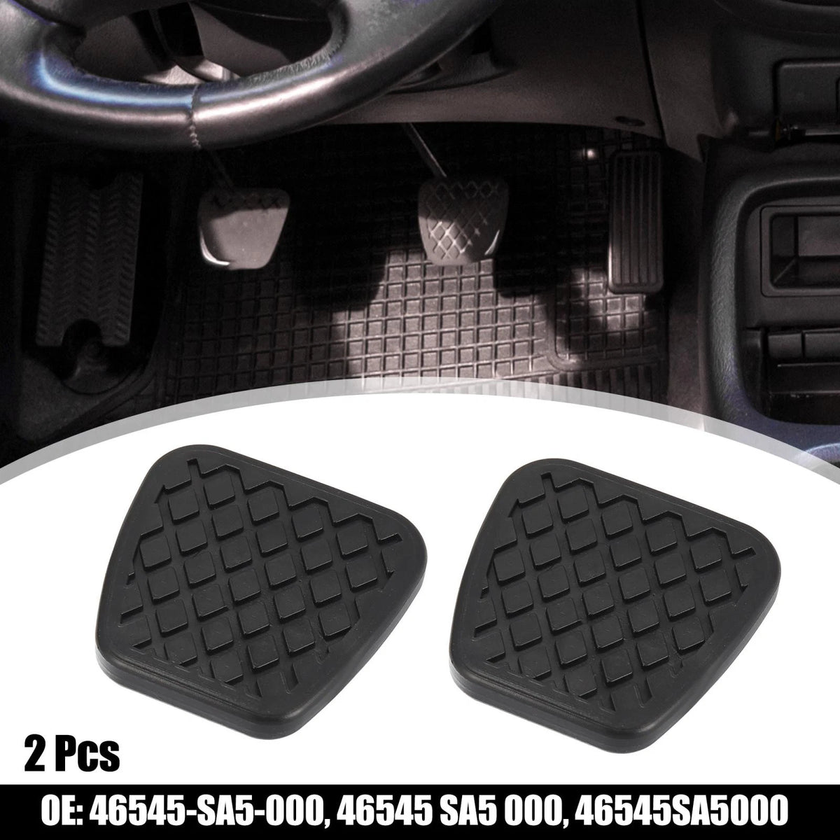 Brake Clutch Pedal Pad Covers for Honda Accord, Civic (2003-2012)