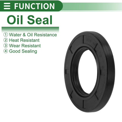 Oil Seal 40x70x8mm Rotary Shaft Seal NBR Rubber High Pressure Black