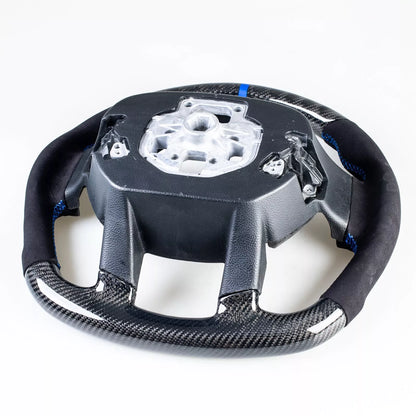 Steering Wheel Suede Blue for Ford F150 F250 F350 F450 (2015-2022)