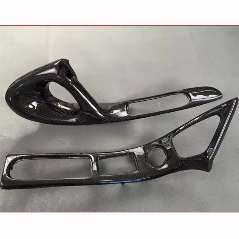 LHD Carbon Fiber Interior Refit Door Handle Panel Replace for Mazda RX7 FD3S