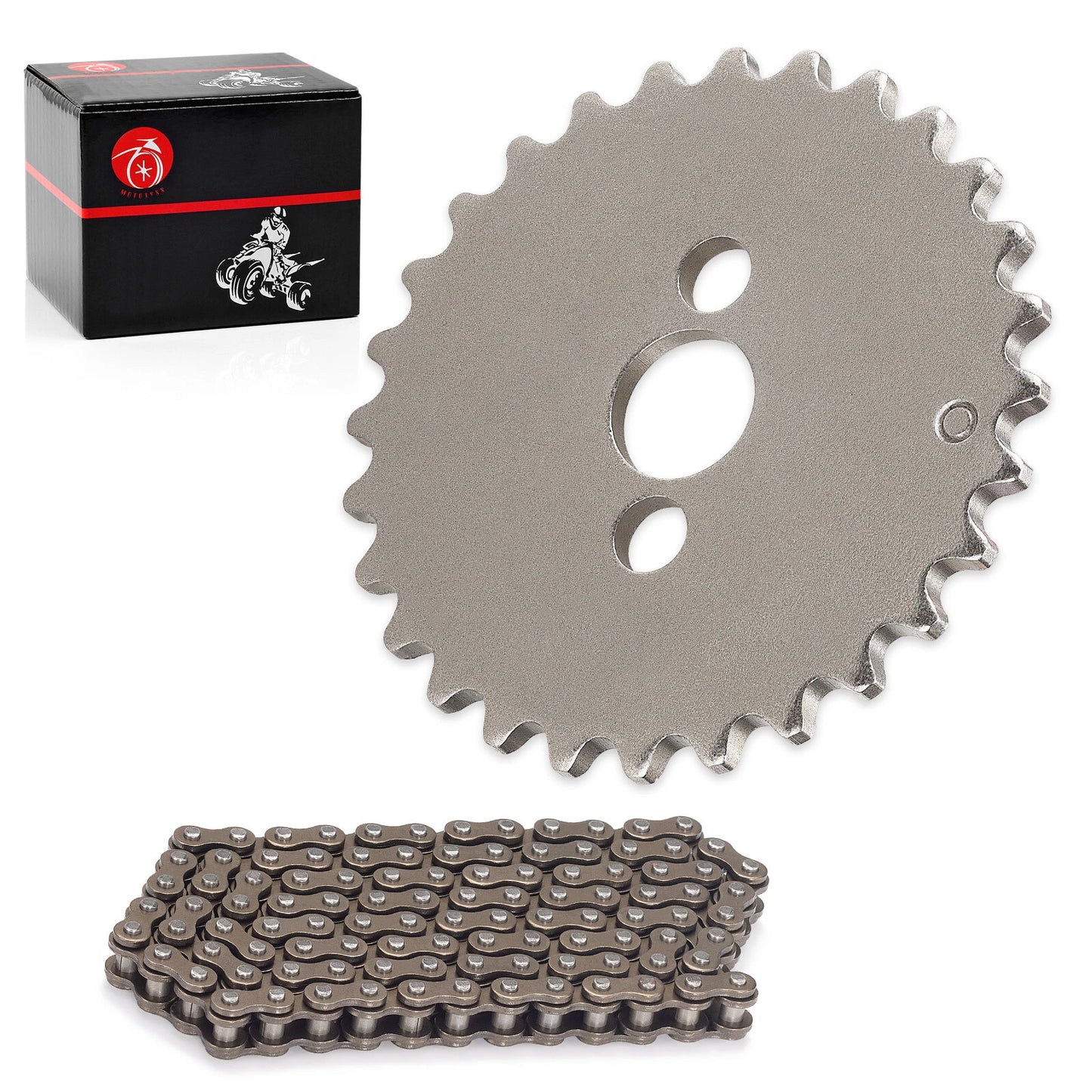 Camshaft Sprocket 28T & Timing CHAIN For Honda XR80 XR80R XL80S (1979–1999)