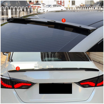 Rear Roof Spoiler Wing for Nissan Altima 2019-2024 Glossy Black 2 x Set