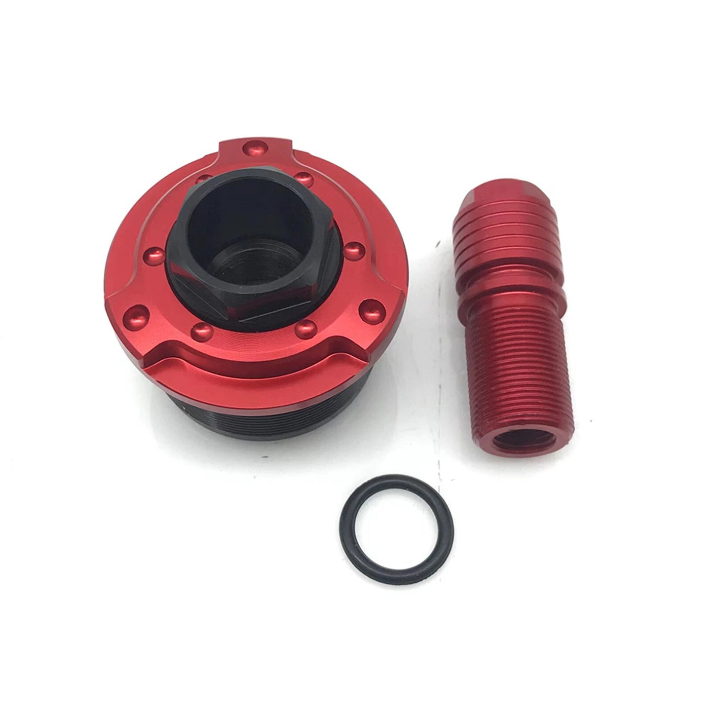 Front Fork Shock Adjuster Screws 2 x Red for YAMAHA R15 V3 (2017-2021)