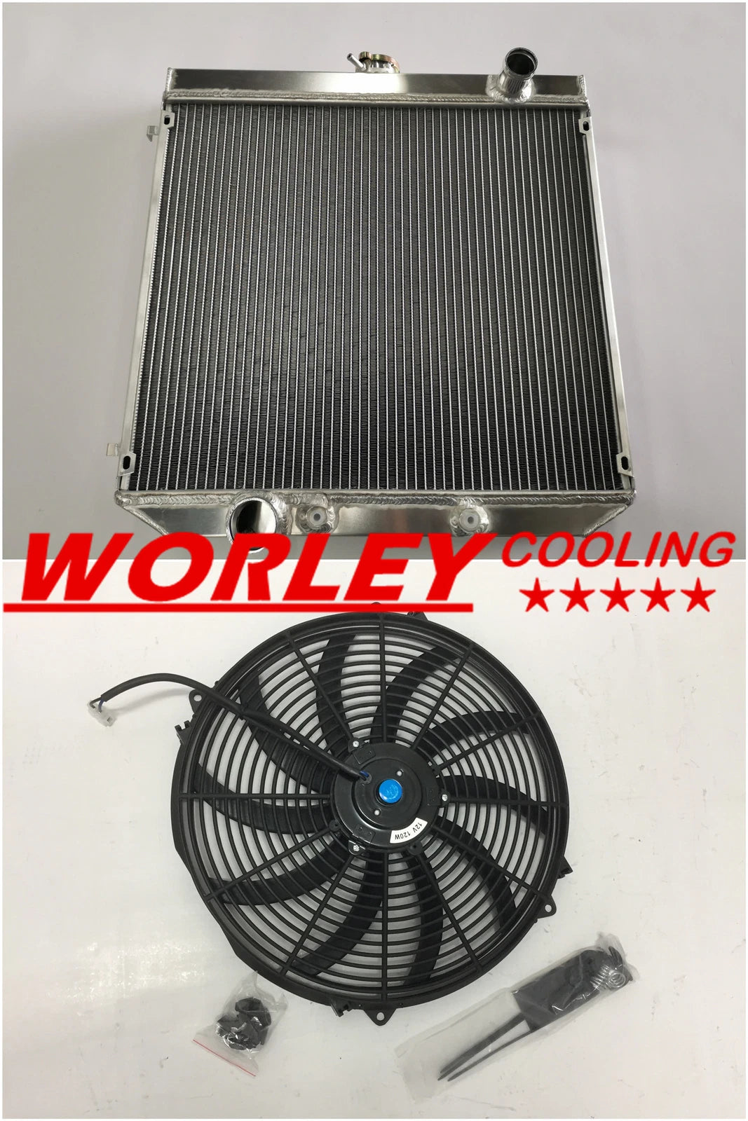 3 Core Aluminum Radiator for Ford XY XW 302 GS GT 351 Cleveland (1970-1972)