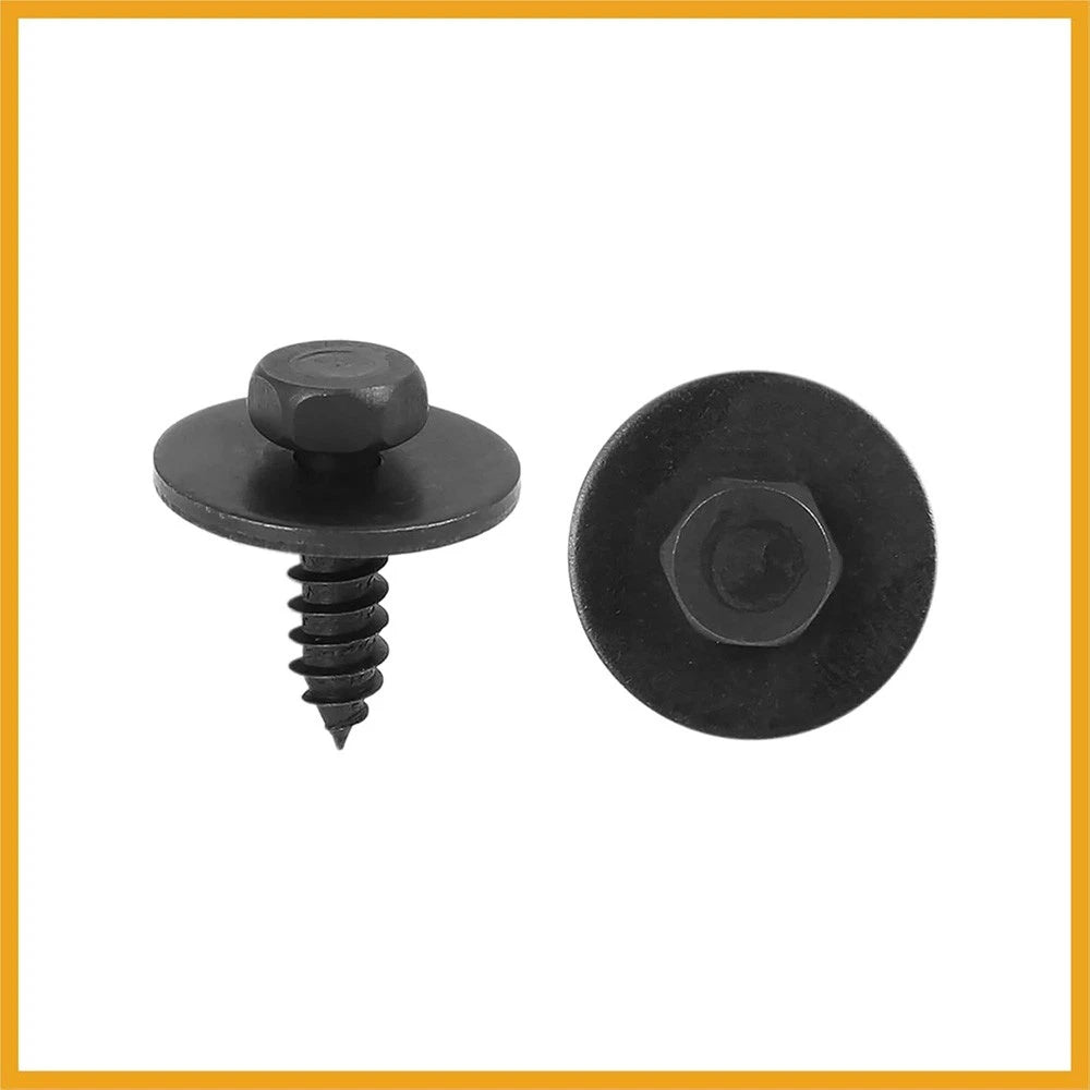 10 Pcs Wheel Arch Trim Hex Head Screws for BMW X5 X6 E46 E60 E90