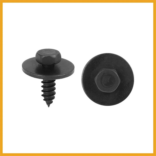 10 Pcs Wheel Arch Trim Hex Head Screws for BMW X5 X6 E46 E60 E90