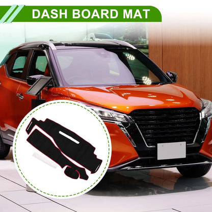 Dash Cover Mat for Nissan Serena C27 (2016-2022) Sun Protector Pad Black Red