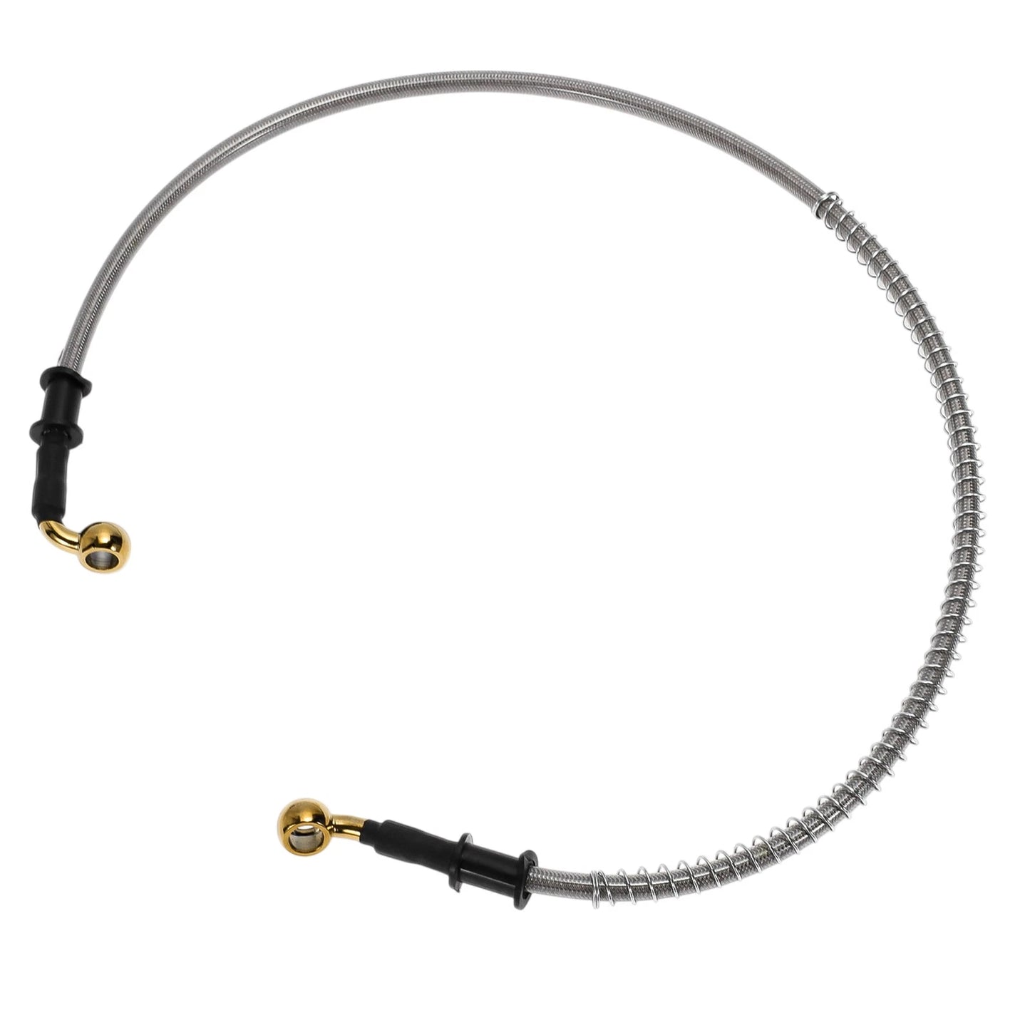 80cm Motorcycle Brake Clutch Oil Hose Line Silver Tone 1 Pc for Motorcycle