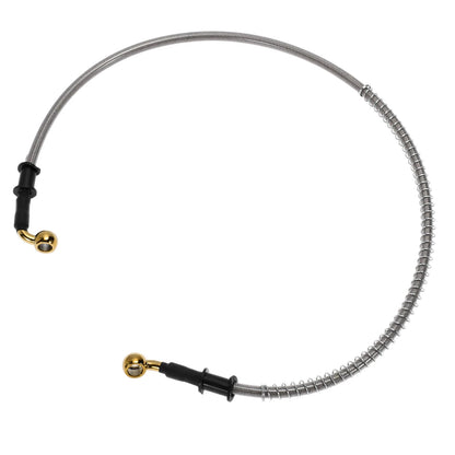 80cm Motorcycle Brake Clutch Oil Hose Line Silver Tone 1 Pc for Motorcycle