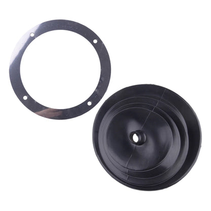 Universal Car Gear Shifter Boot & 5.25" Round Plate Ring for All Models