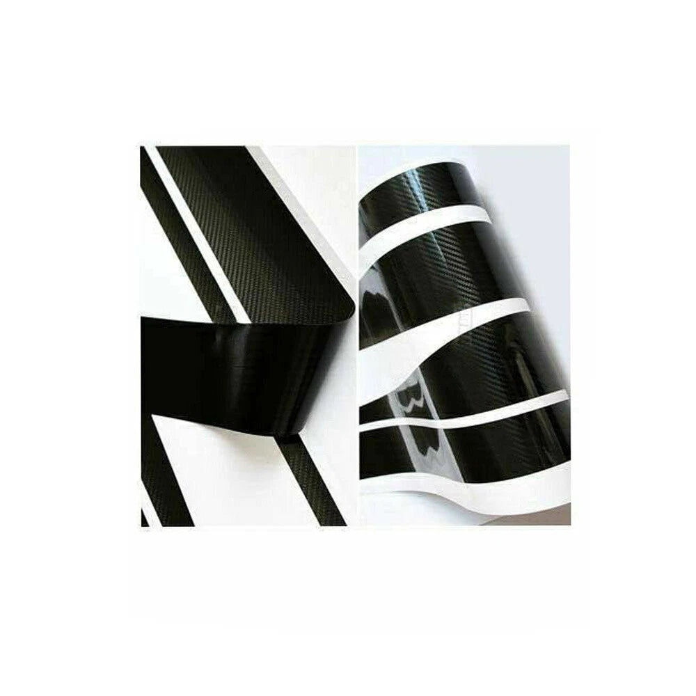 Set of 5D Carbon Fiber Pattern Interior Trim Stickers for BMW X5 (2008-2018)
