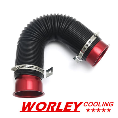 3" Flexible Short Ram Cold Air Intake Turbo Tube for NJ