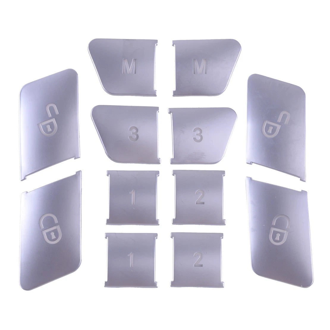 Door Lock & Seat Memory Button Covers for Mercedes Benz A B C E Class CLA GLA