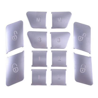 Door Lock & Seat Memory Button Covers for Mercedes Benz A B C E Class CLA GLA