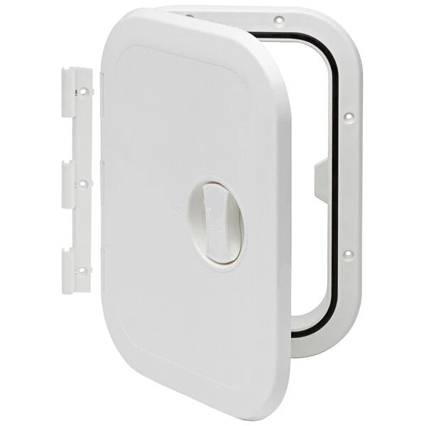 Access Hatch for Caravan Boat Locker White 373x270, Made in Italy