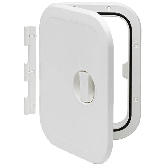 Access Hatch for Caravan Boat Locker White 373x270, Made in Italy